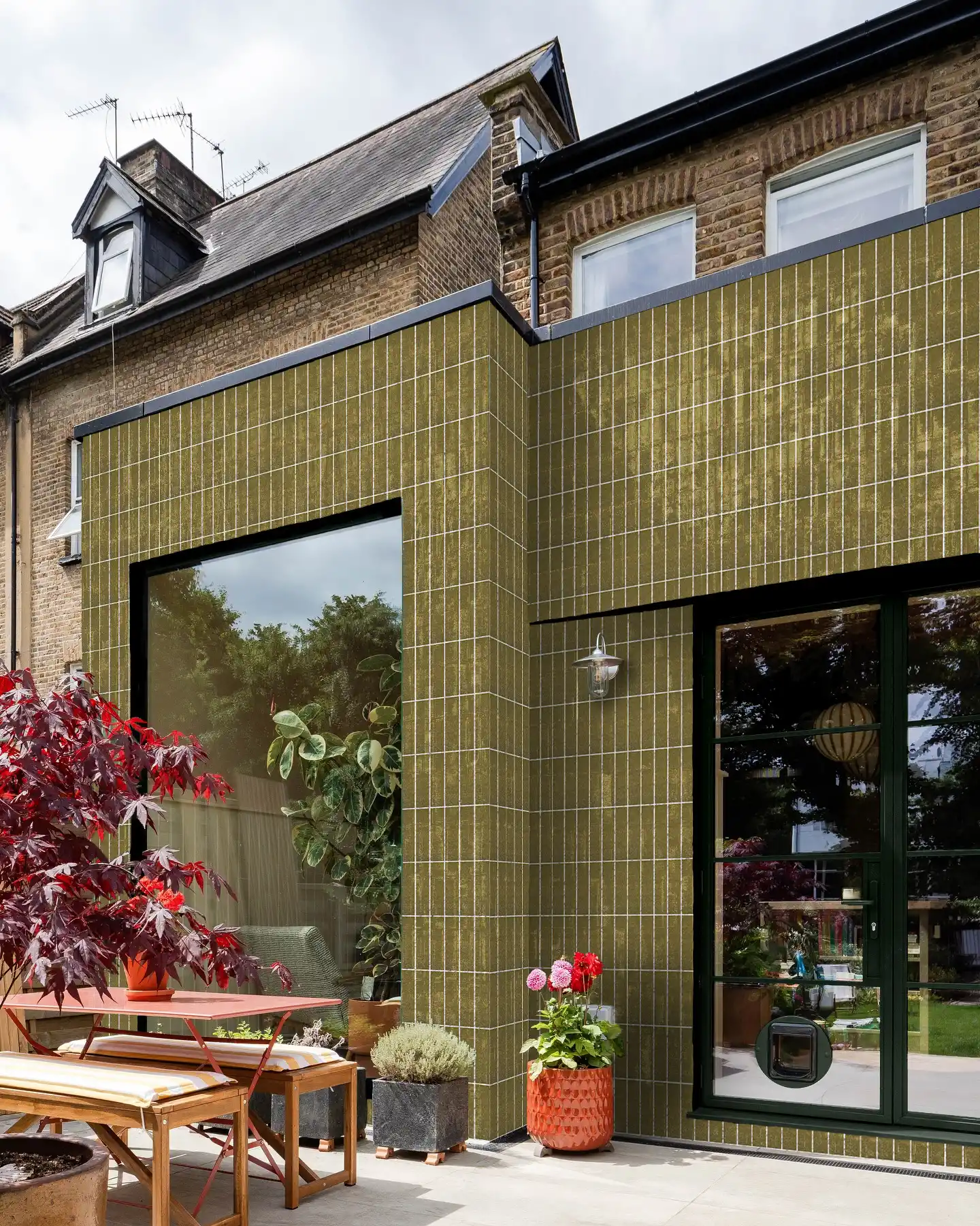 آجر لعاب دار رسی آنتیک